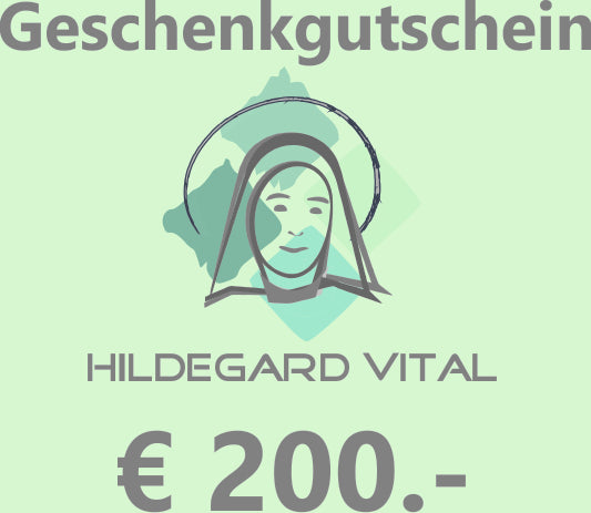 Hildegard Vital Geschenkgutschein 200
