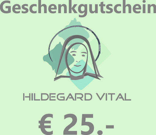 Hildegard Vital Geschenkgutschein 25