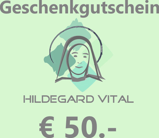 Hildegard Vital Geschenkgutschein 50