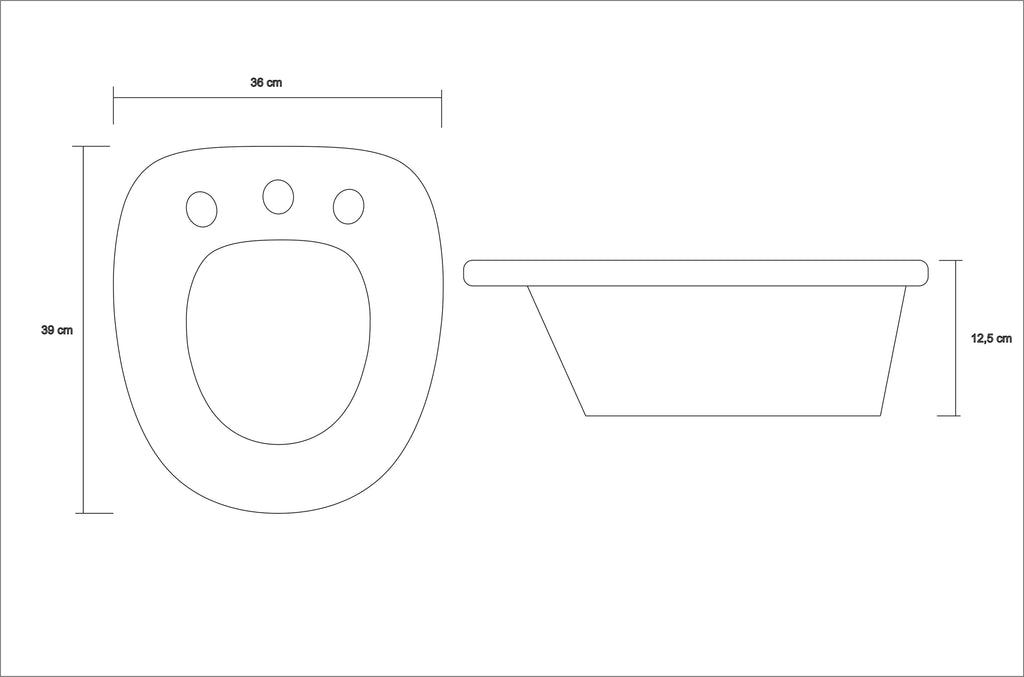 Bidet-Einsatz für Spülungen