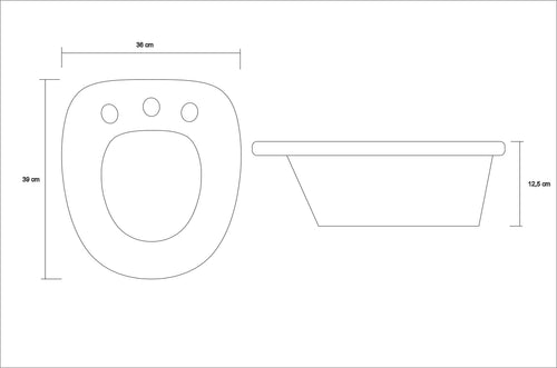 Bidet-Einsatz für Spülungen
