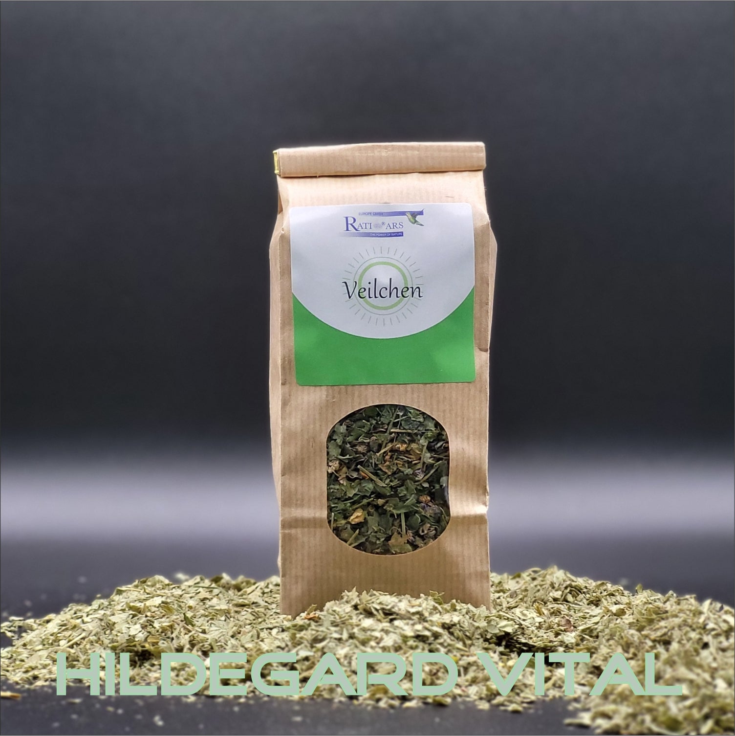 Veilchenblätter mit Blüten  50g